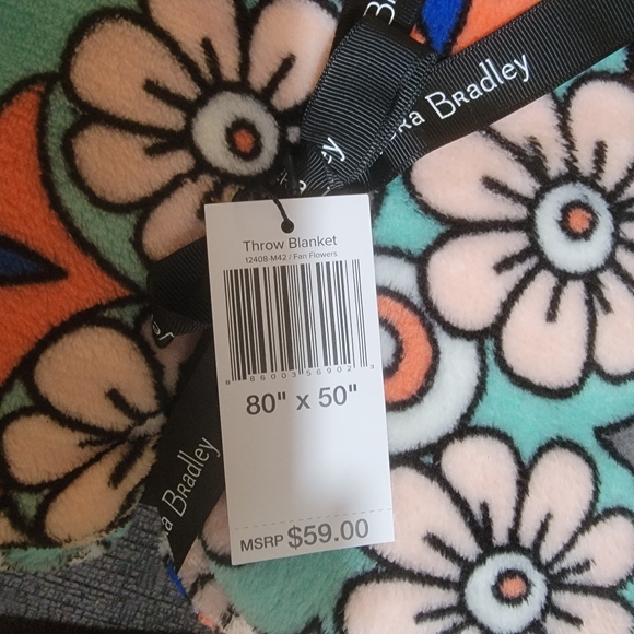 Vera Bradley throw blanket